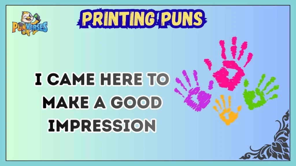Printing Puns
