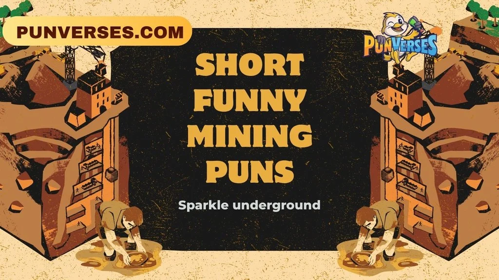 Short Funny Mining Puns