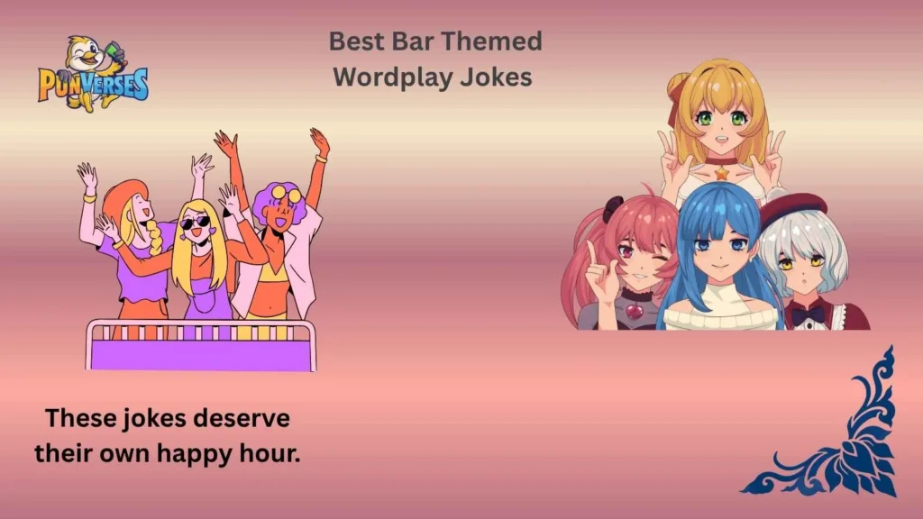 Best Bar Themed Wordplay Jokes