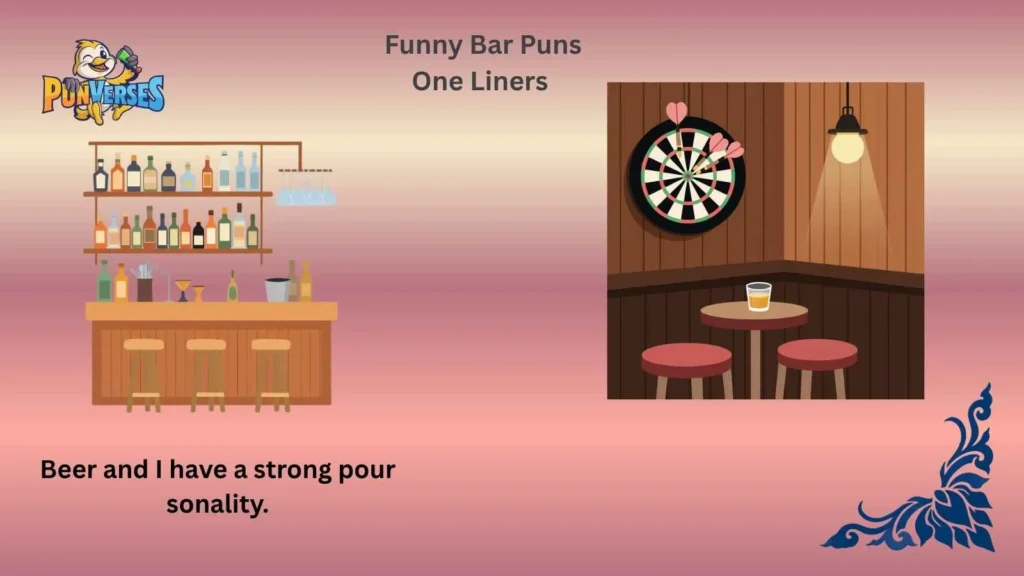 Funny Bar Puns One Liners