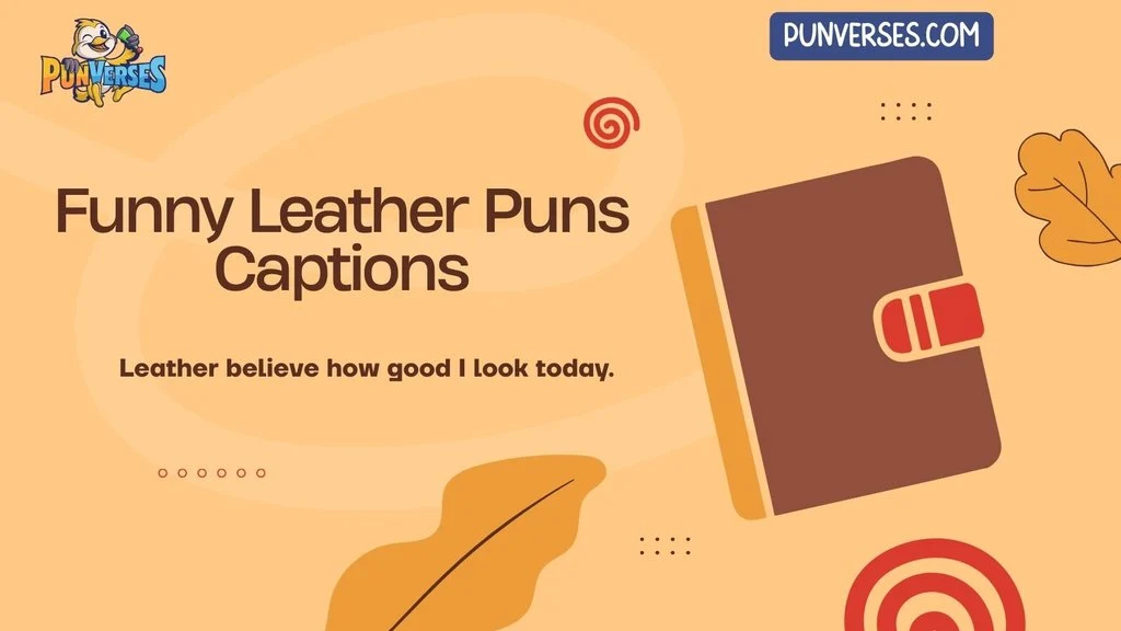 Funny Leather Puns Captions