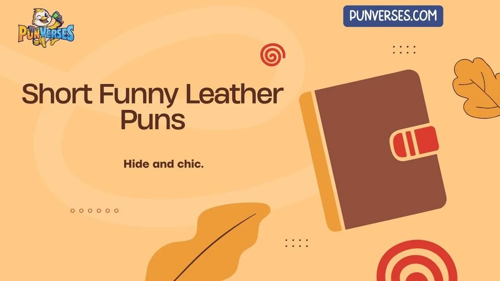 Short Funny Leather Puns