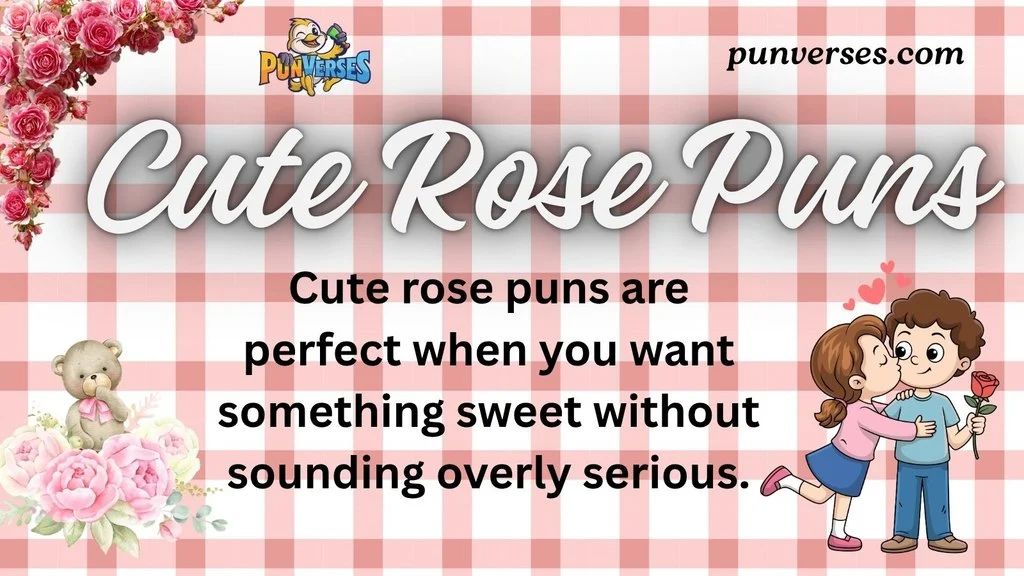 Cute Rose Puns