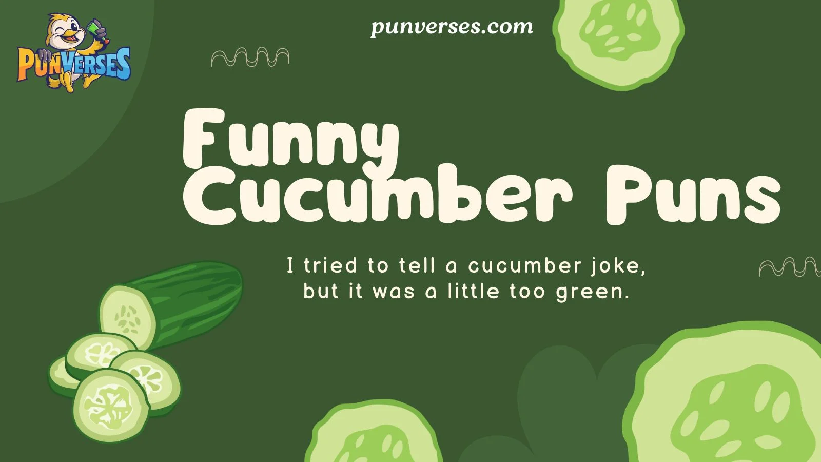 Funny Cucumber Puns