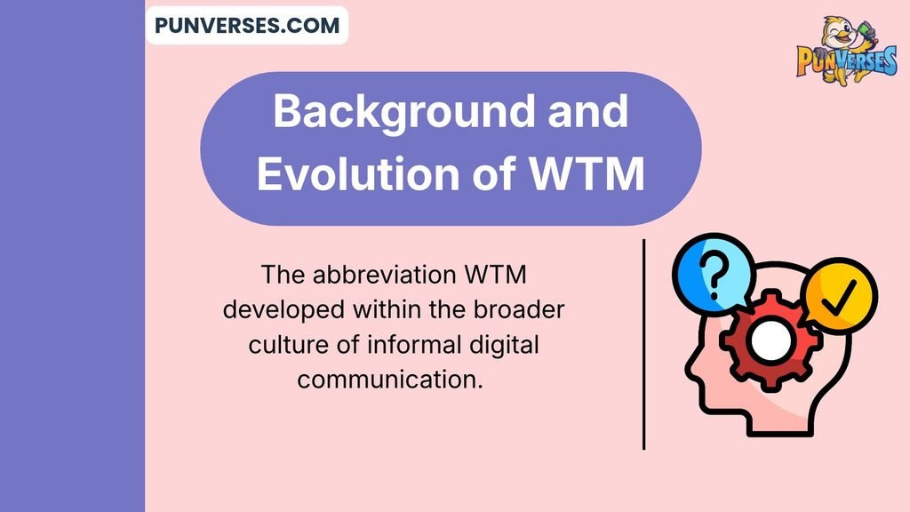 Background and Evolution of WTM