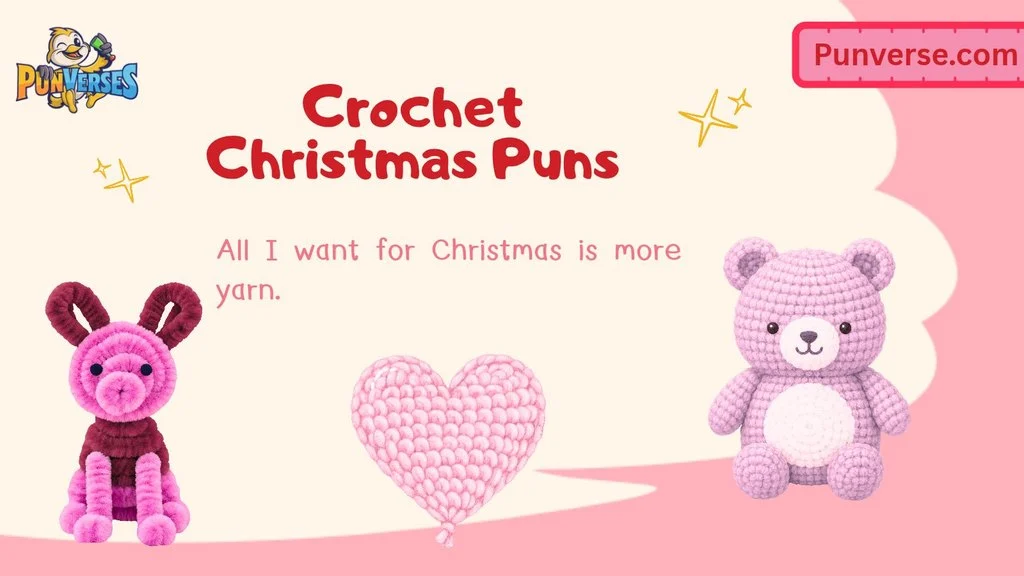 Crochet Christmas Puns