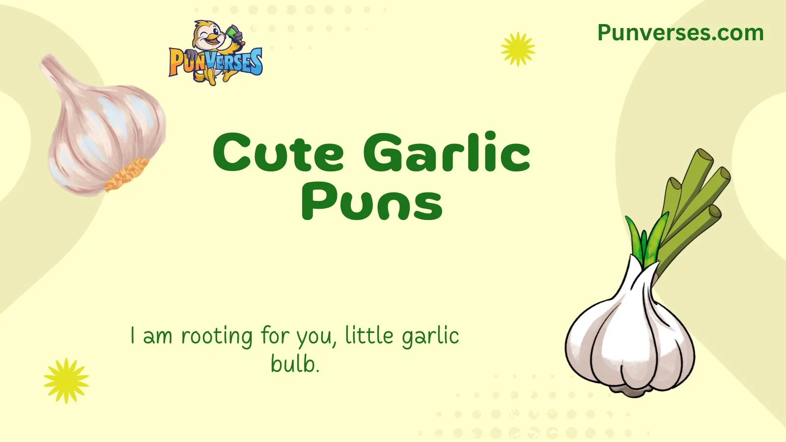 Cute Garlic Puns