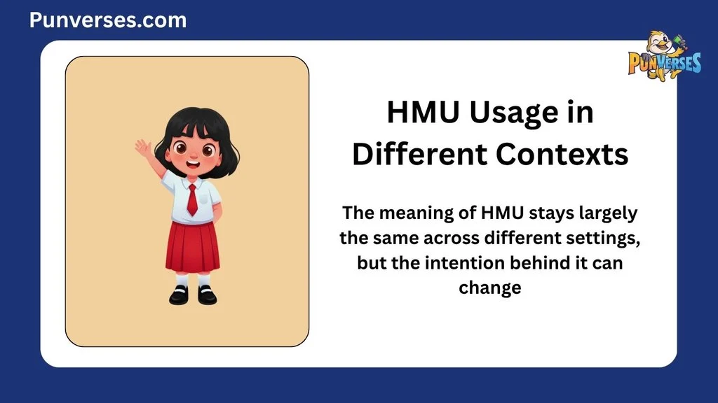 HMU Usage in Different Contexts