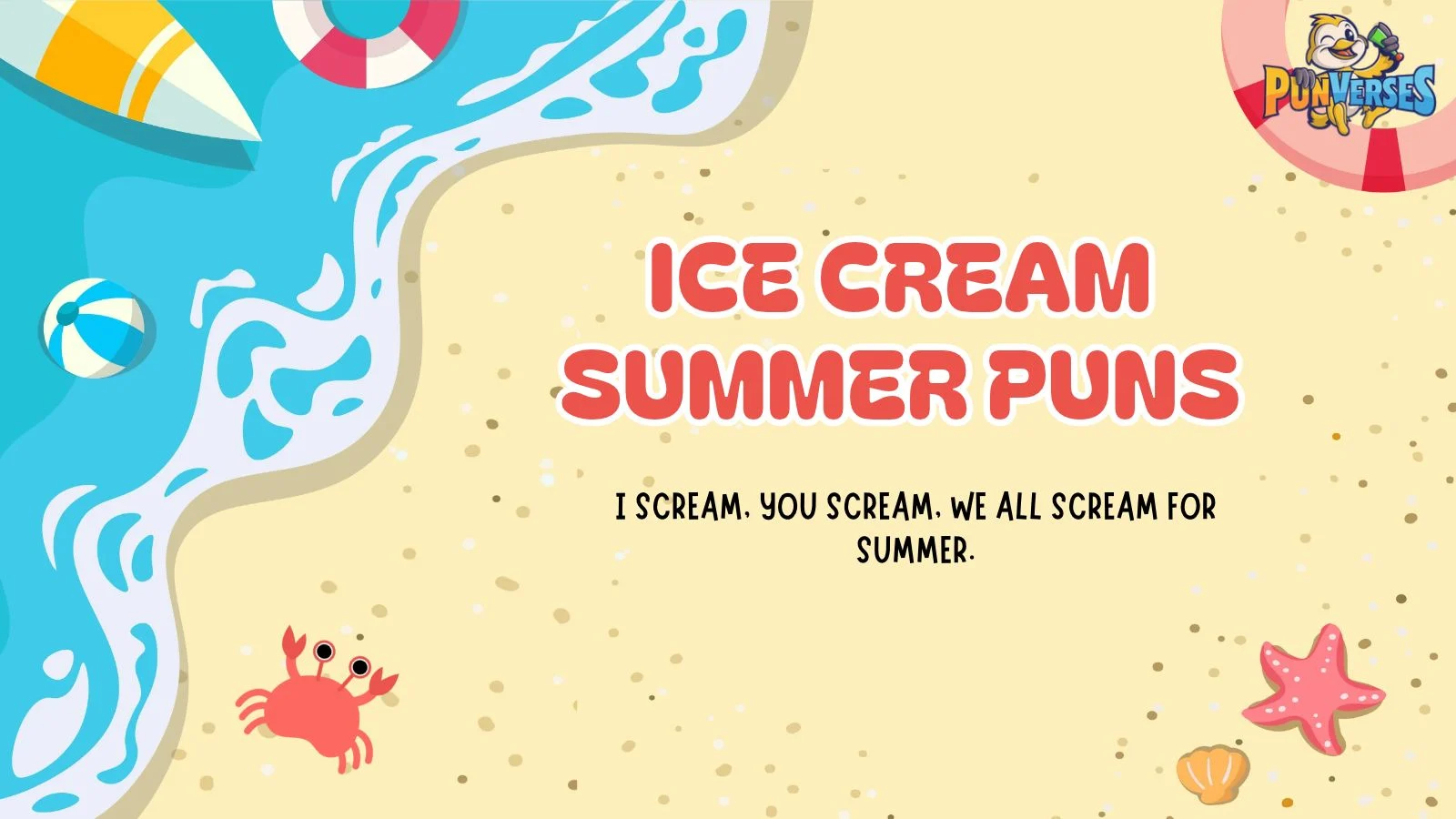 Ice Cream Summer Puns
