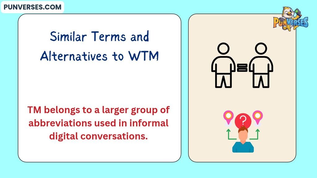 Similar Terms and Alternatives to WTM