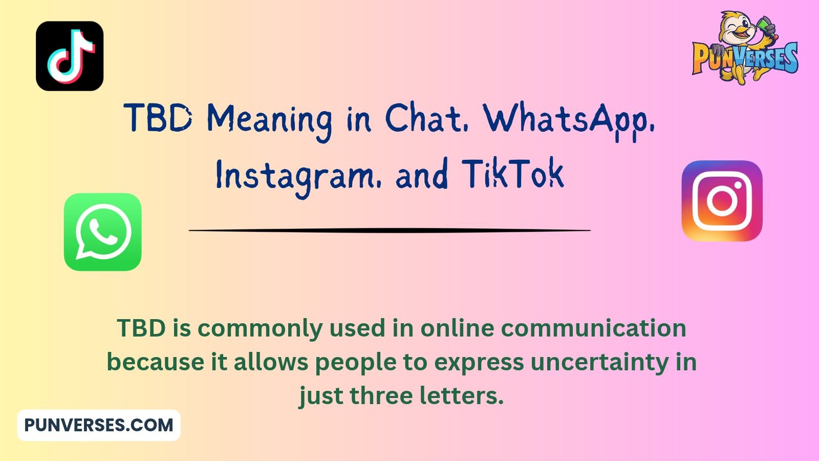 TBD Meaning in Chat, WhatsApp, Instagram, and TikTok